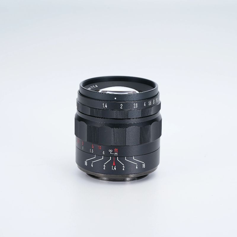 55mm f1.4 manual prime lens